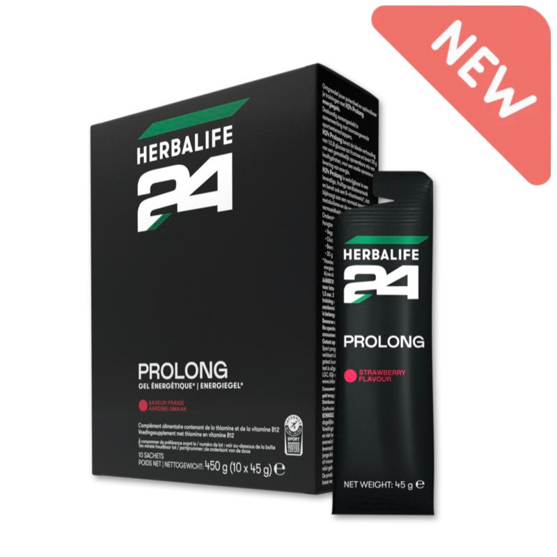 Gels énergétiques Prolong H24 Saveur Fraise 10 sachets